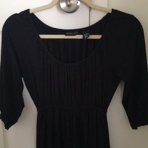 Black 3/4 sleeve NY & co. rayon/spandex dress